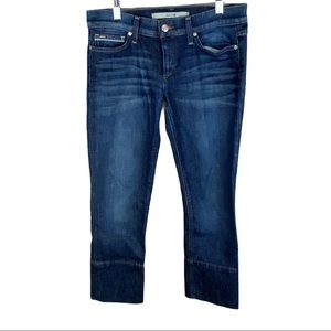 Joe’s Jeans Socialite Kicker Dark Wash Crop Denim • EUC • Sz 26